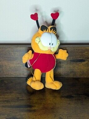 Valentine's Day Garfield Cat as Love Bug 9" Plush Stuffed Animal Toy